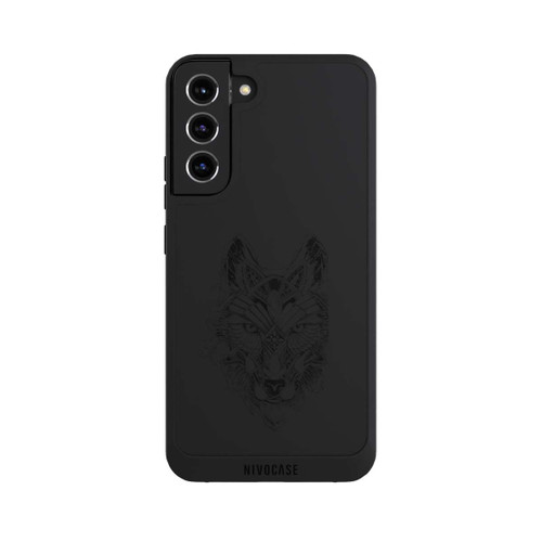 Samsung Galaxy S22+ NIVOpure Wolf Mandala ohne Hintergrund