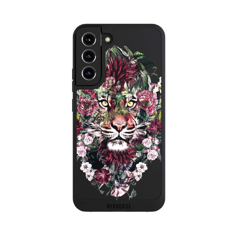 Galaxy S22 + NIVOpure Floral Tiger transparent