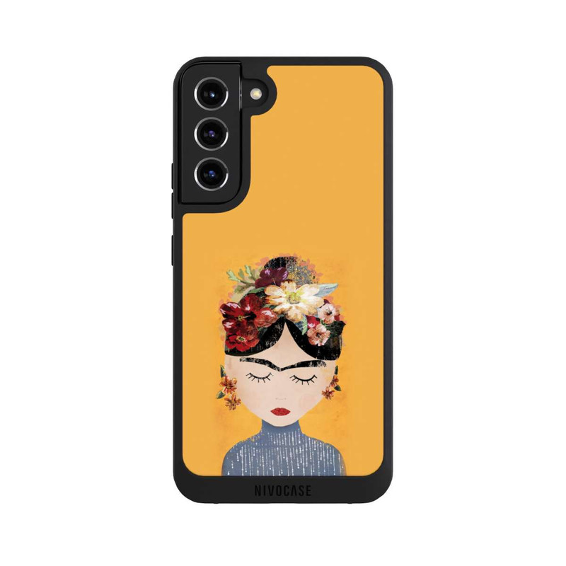 Galaxy S22 + NIVOpure Art Girl Eyebrowes Yellow