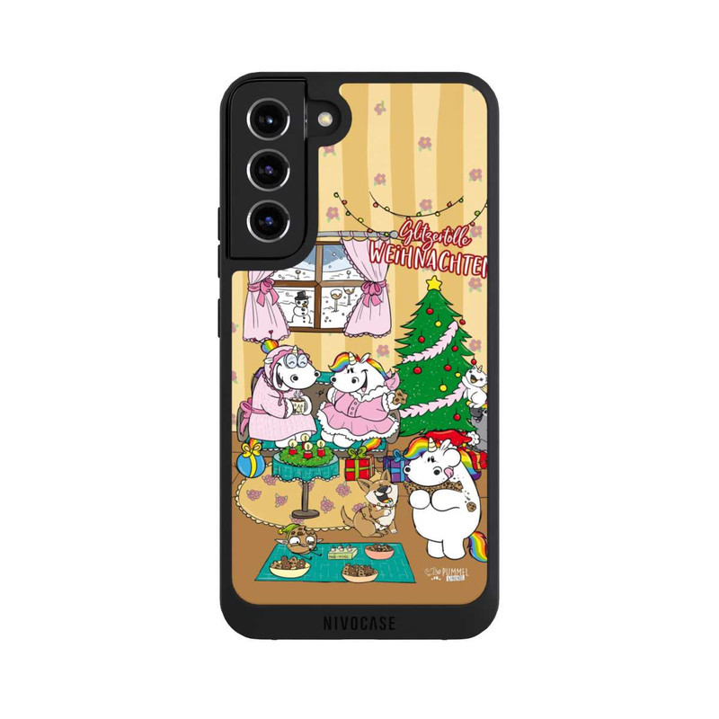 Galaxy S22 + NIVOpure Glitzertolle Weihnachten