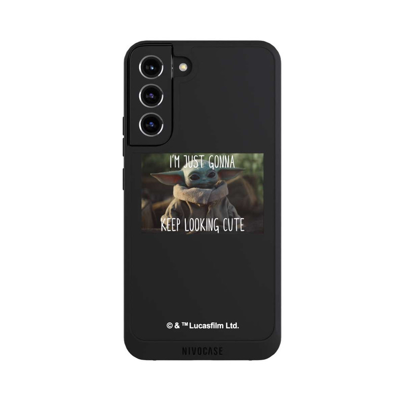 Galaxy S22 + NIVOpure Star Wars The Child Cute Transparent