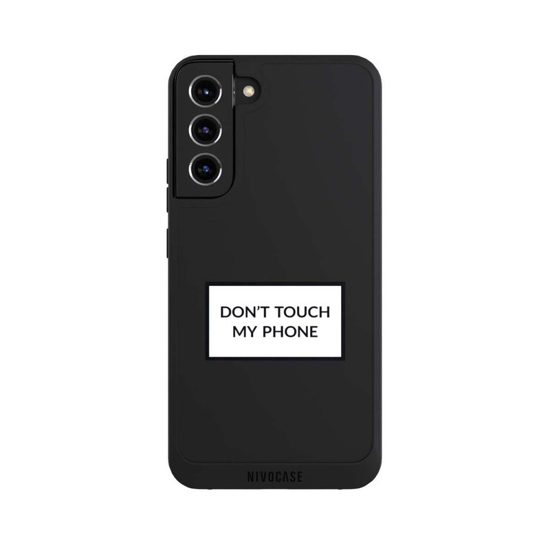 Galaxy S22 + NIVOpure Do Not Touch My Phone Transparent