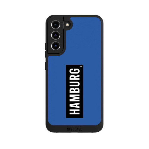 Samsung Galaxy S22+ NIVOpure HSV Hamburg Schwarz Blau