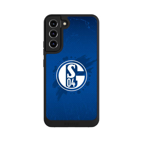 Samsung Galaxy S22+ NIVOpure Schalke 04 Farbe Fleck Blau