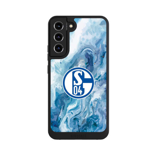 Samsung Galaxy S22+ NIVOpure Schalke 04 Flüssig Blau