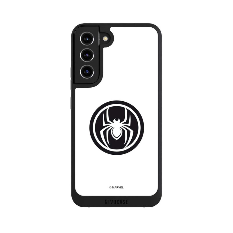 Galaxy S22 + NIVOpure Spider-Man Spider Logo White