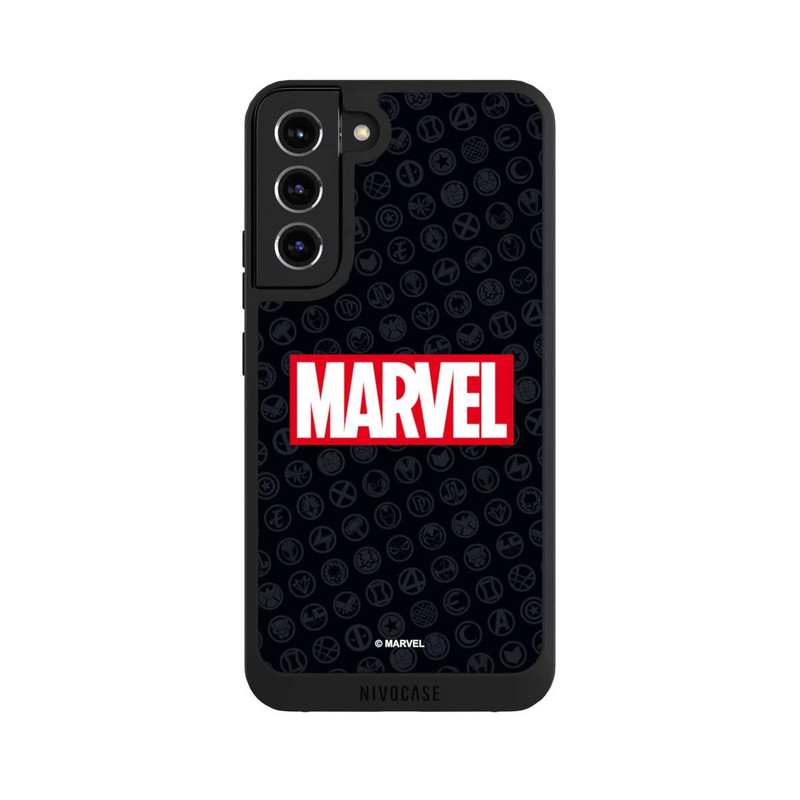 Galaxy S22 + NIVOpure Marvel Logo Black Red 