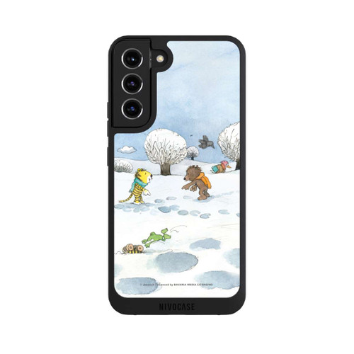 Samsung Galaxy S22+ NIVOpure Kleiner Bär und kleiner Tiger im Schnee