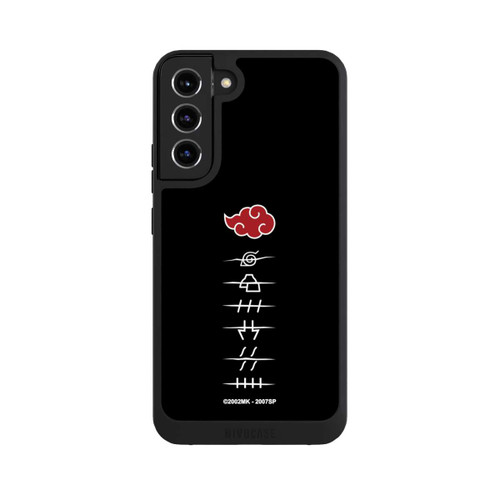 Samsung Galaxy S22+ NIVOpure Symboles des membres de l'Akatsuki noirs