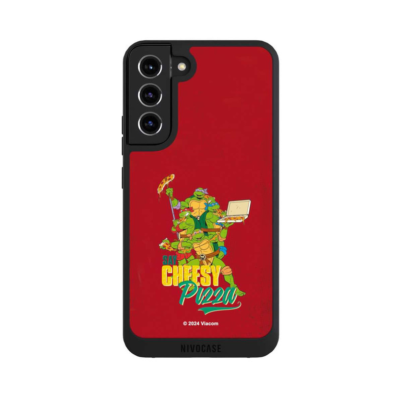 Galaxy S22 + NIVOpure TMNT Say Cheesy Pizza