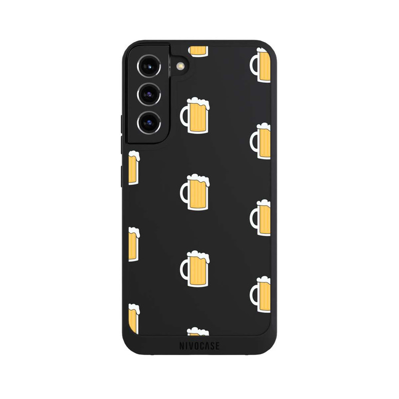 Galaxy S22 + NIVOpure Beer Glass Pattern Illustration