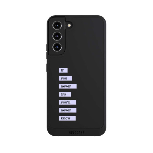 Samsung Galaxy S22+ NIVOpure If You Try Blue Transparent