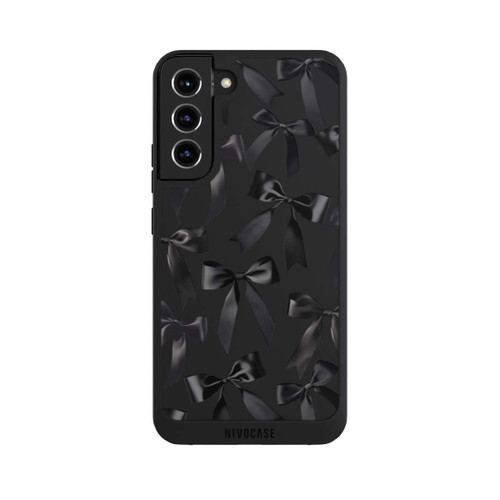 Samsung Galaxy S22+ NIVOpure Schwarze Satinschleifen