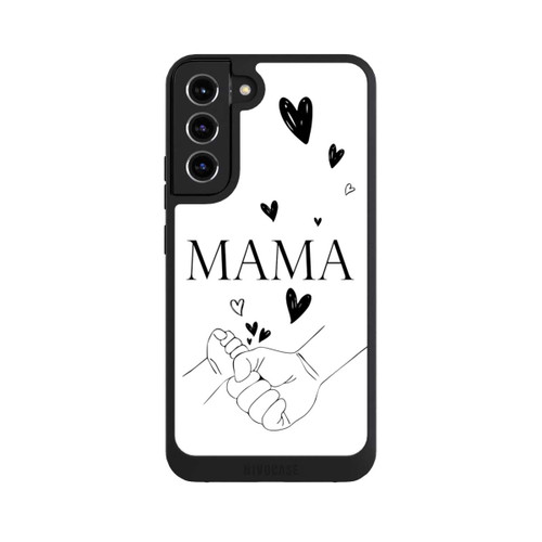 Samsung Galaxy S22+ NIVOpure Muttertag Line Art Hände Schwarz Weiß