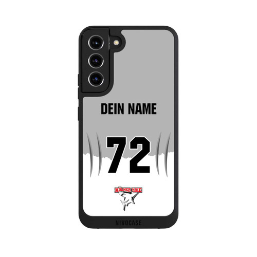 Samsung Galaxy S22+ NIVOpure Kölner Haie Trikotmotiv Personalisierbar