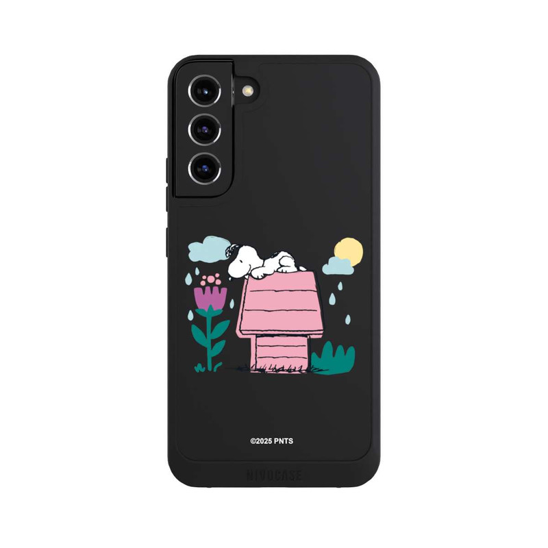 Galaxy S22 + NIVOpure Snoopy Hundehütte Frühling transparent