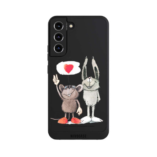 Samsung Galaxy S22+ NIVOpure Maus und Hase Transparent
