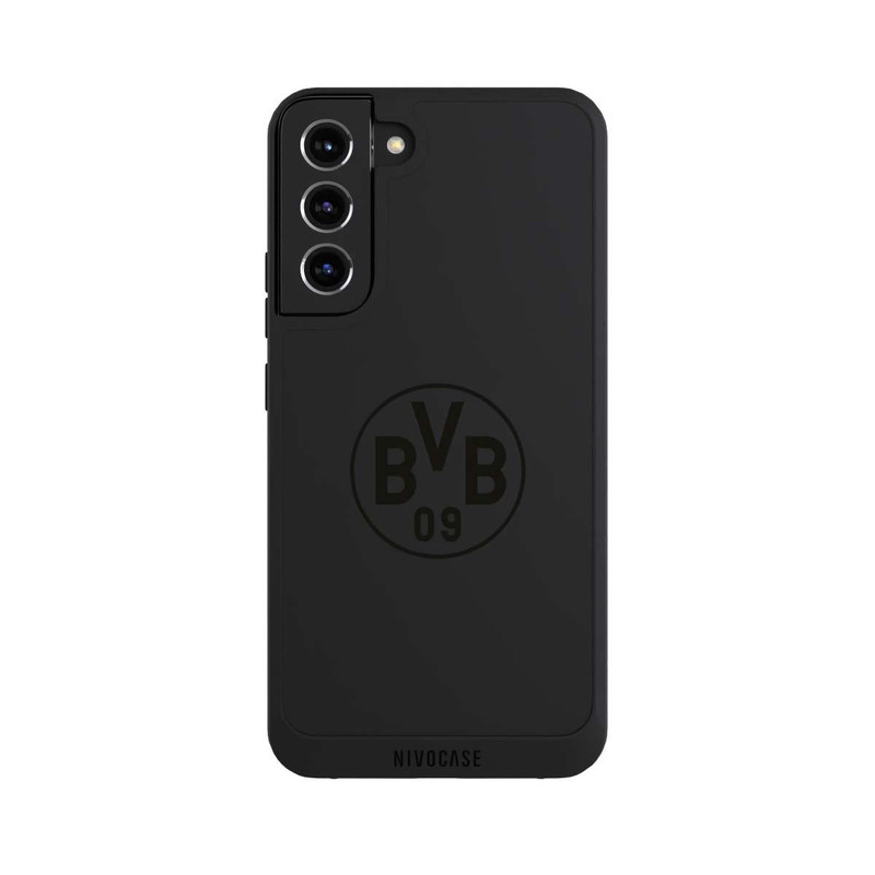 Galaxy S22 + NIVOpure BVB Logo Schwarz Transparent