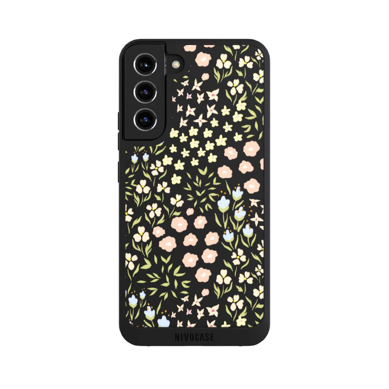 Galaxy S22 + NIVOpure Summer Flowers Pattern Pastel Colors Transparent