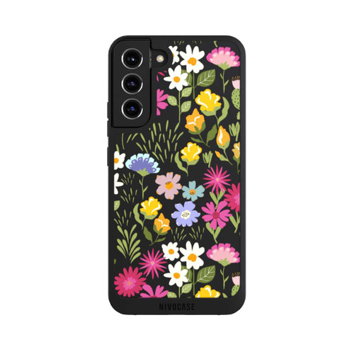 Samsung Galaxy S22+ NIVOpure Bunte Sommerblumen Transparent