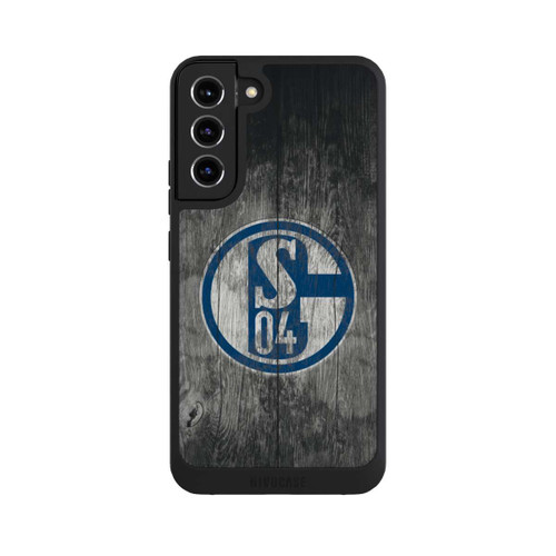 Samsung Galaxy S22+ NIVOpure Schalke 04 Holz Look