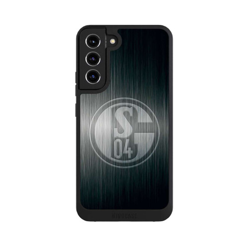 Samsung Galaxy S22+ NIVOpure Schalke 04 Metall Look