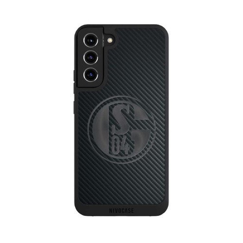 Samsung Galaxy S22+ NIVOpure Schalke 04 Carbon Look