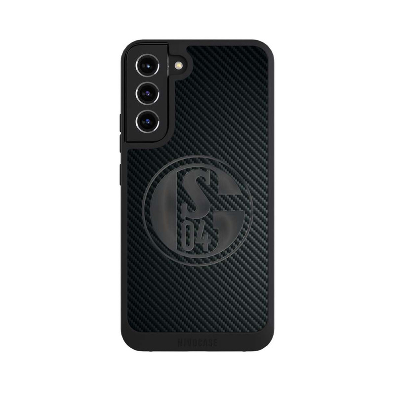 Galaxy S22 + NIVOpure Schalke 04 Carbon Look