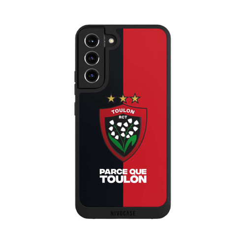 Samsung Galaxy S22+ NIVOpure RCT Logo Rouge Noir