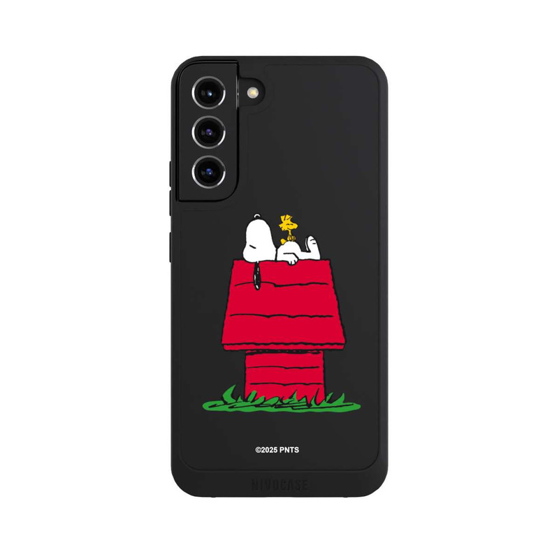 Galaxy S22 + NIVOpure Snoopy and Woodstock Classic transparent