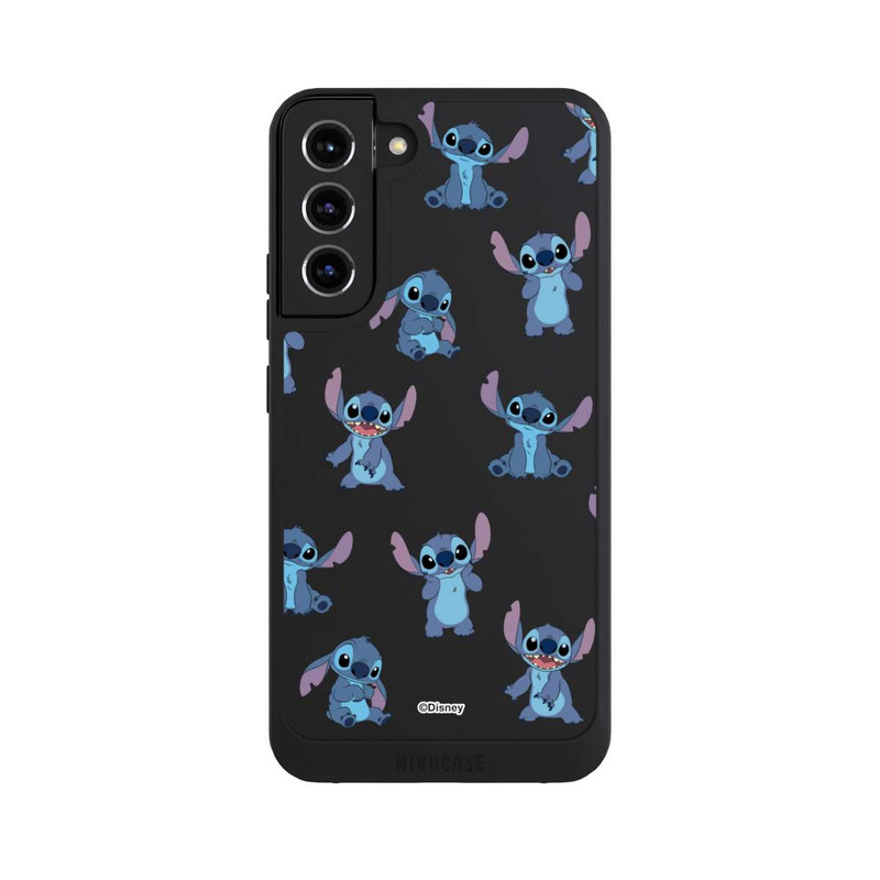 Galaxy S22 + NIVOpure Stitch Faces Pattern Transparent