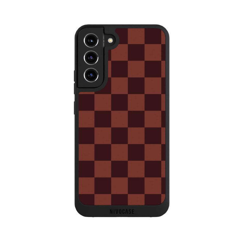 Galaxy S22 + NIVOpure Checked Pattern Red