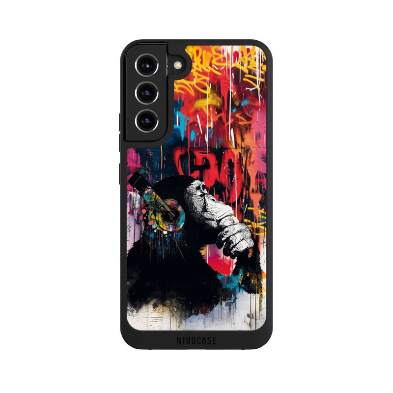 Galaxy S22 + NIVOpure Chimp Blue Streetart