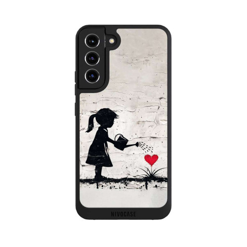 Samsung Galaxy S22+ NIVOpure Girl Watering Bunch of Flowers 
