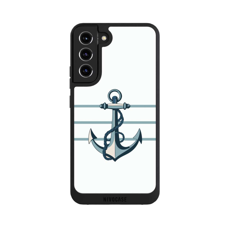 Galaxy S22 + NIVOpure Anchor Line White with AI