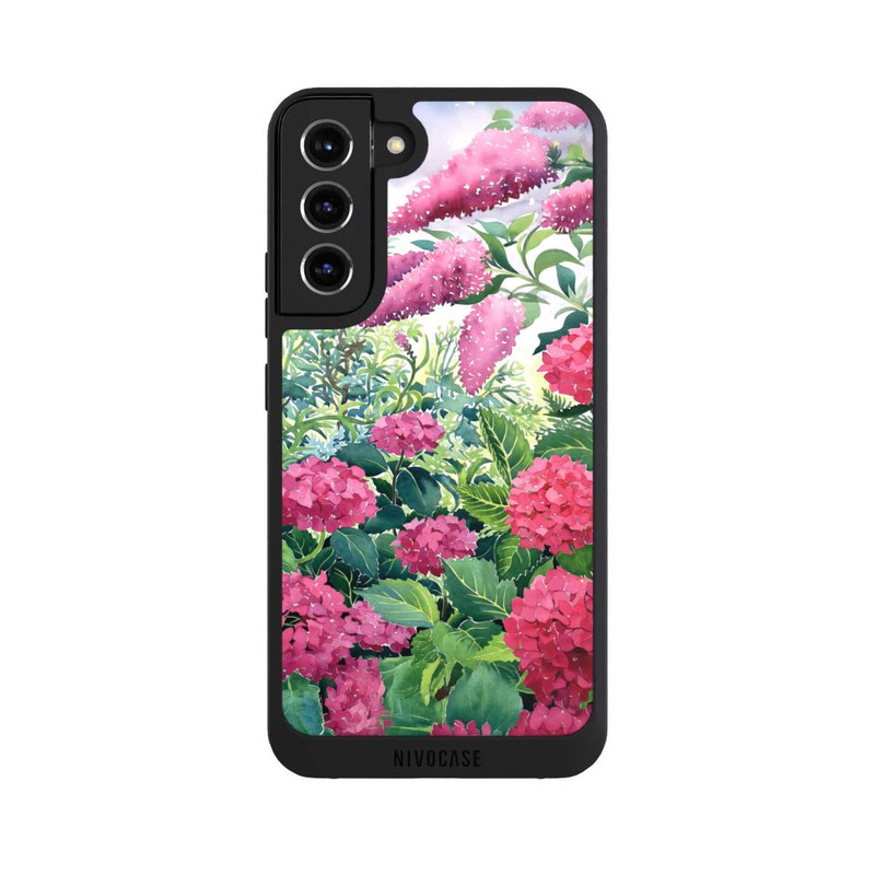 Galaxy S22 + NIVOpure Garden Hydrangeas and Buddleia by Christopher Ryland