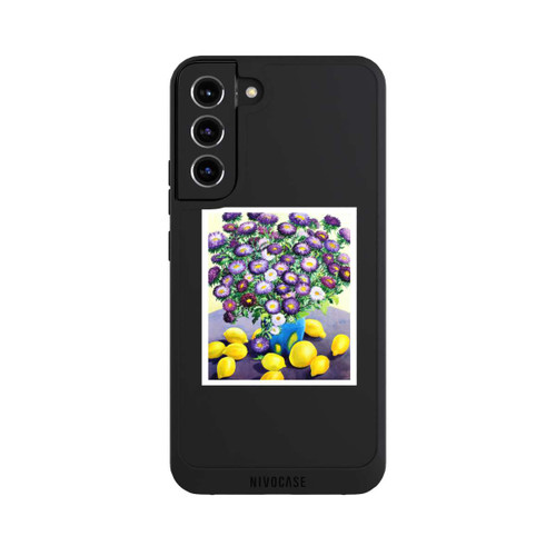 Samsung Galaxy S22+ NIVOpure Purple Asters and Lemons by Christopher Ryland