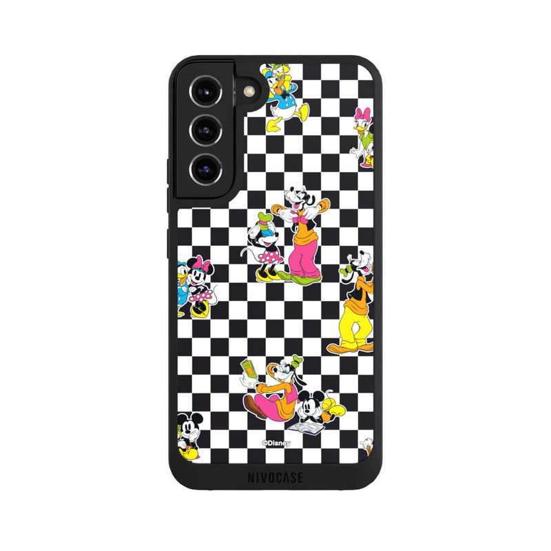 Galaxy S22 + NIVOpure Donald and Friends Pattern Black and White