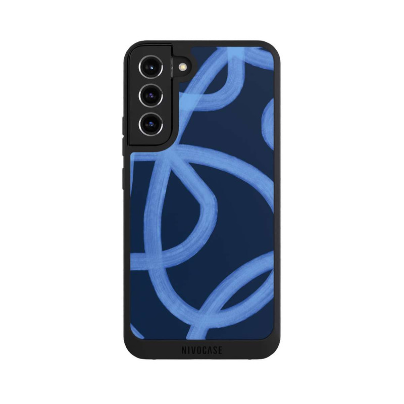 Galaxy S22 + NIVOpure Laced Up Tones of Blue