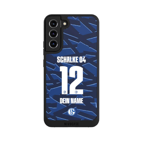 Samsung Galaxy S22+ NIVOpure Schalke 04 Trikot Personalisierbar 25-26