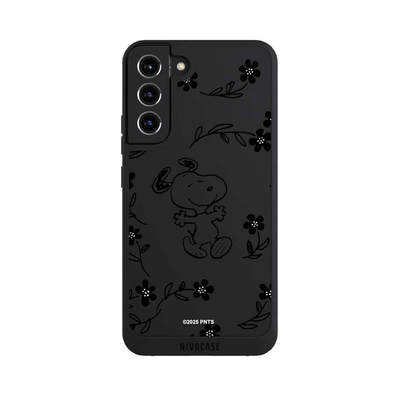 Galaxy S22 + NIVOpure Snoopy und Flowers Transparent