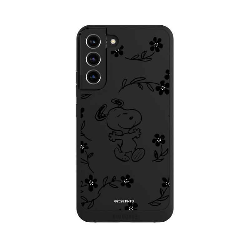 Galaxy S22 + NIVOpure Snoopy und Flowers Transparent