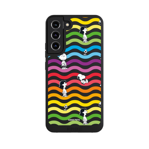 Samsung Galaxy S22+ NIVOpure Snoopy Pattern Rainbow Transparent