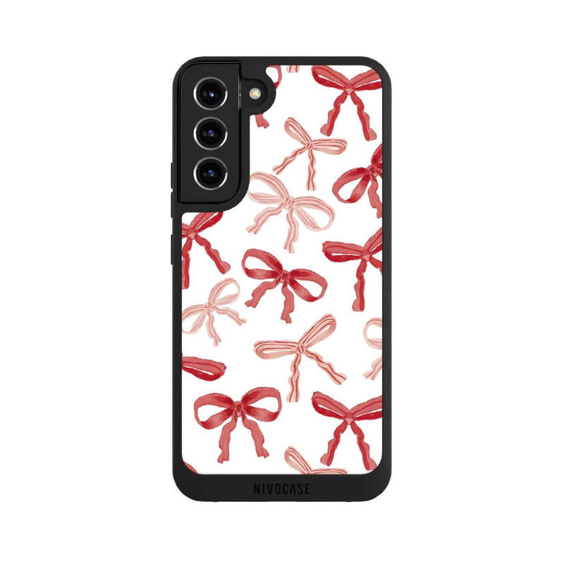 Galaxy S22 + NIVOpure Red Bows Pattern