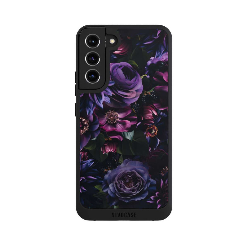 Galaxy S22 + NIVOpure Dunkle Lila Blüten 