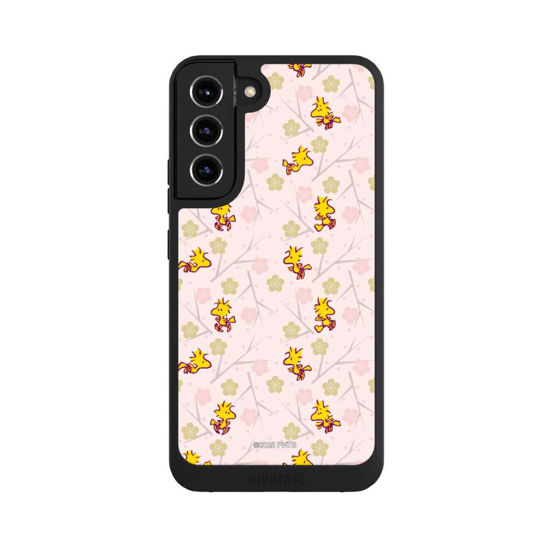 Galaxy S22 + NIVOpure Woodstock Pink Pattern