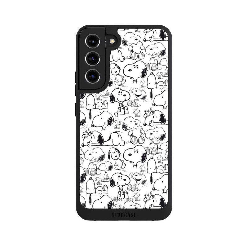 Galaxy S22 + NIVOpure Classic Snoopy Pattern White