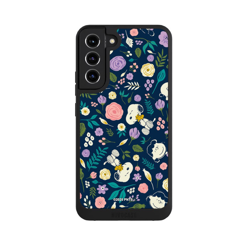 Galaxy S22 + NIVOpure Peanuts Dark Flower Pattern