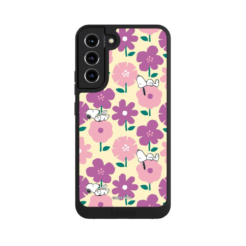 Galaxy S22 + NIVOpure Peanuts Flower Pattern Yellow