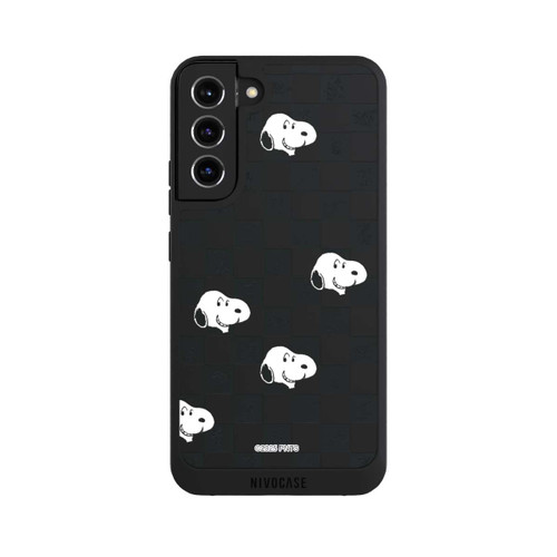 Samsung Galaxy S22+ NIVOpure Snoopy Checked Pattern